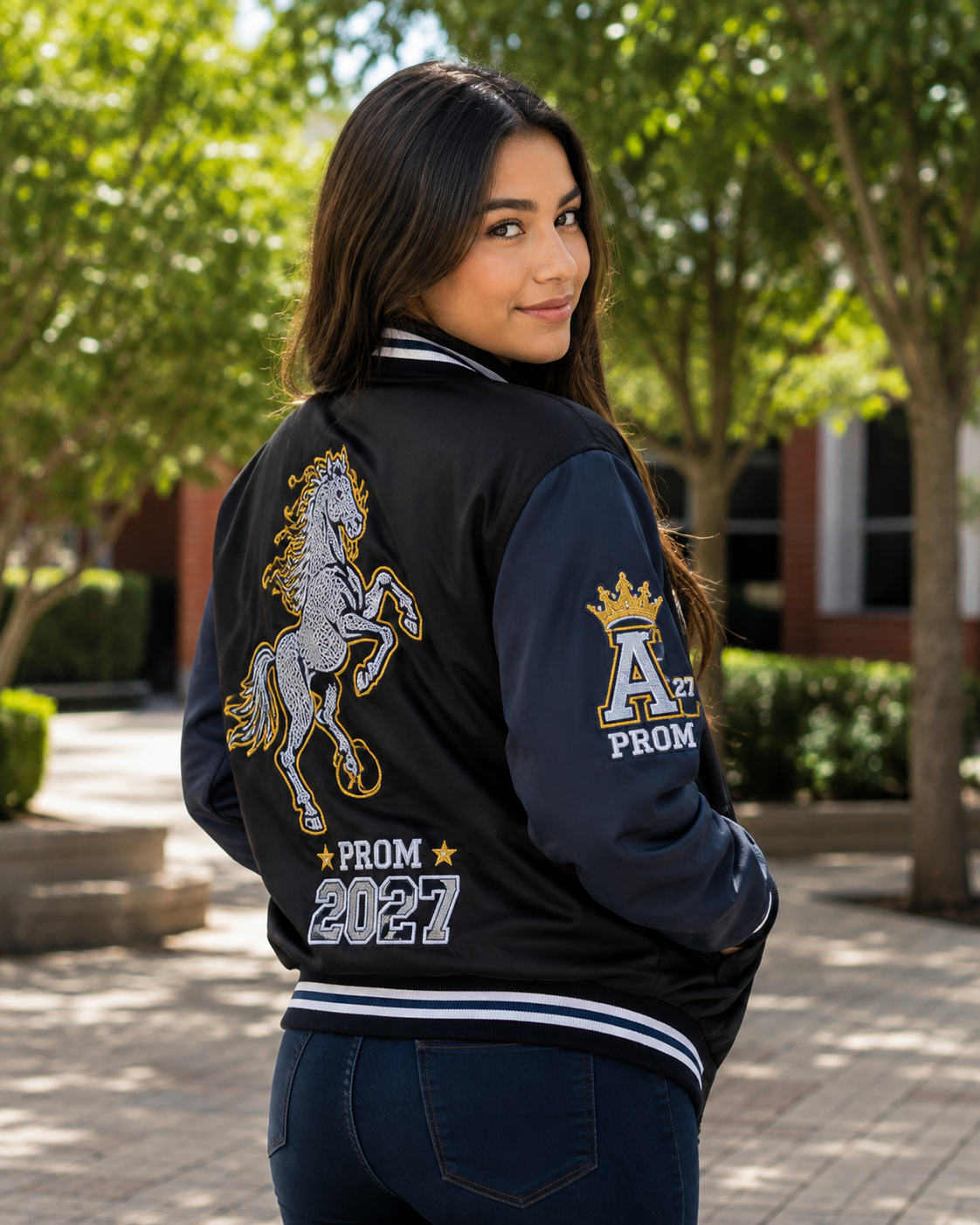 Chaqueta de prom Beisbolera Impermeable · Glauren
