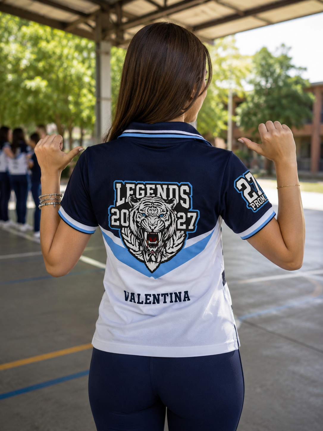 Chaqueta de prom Camisa Polo · Glauren
