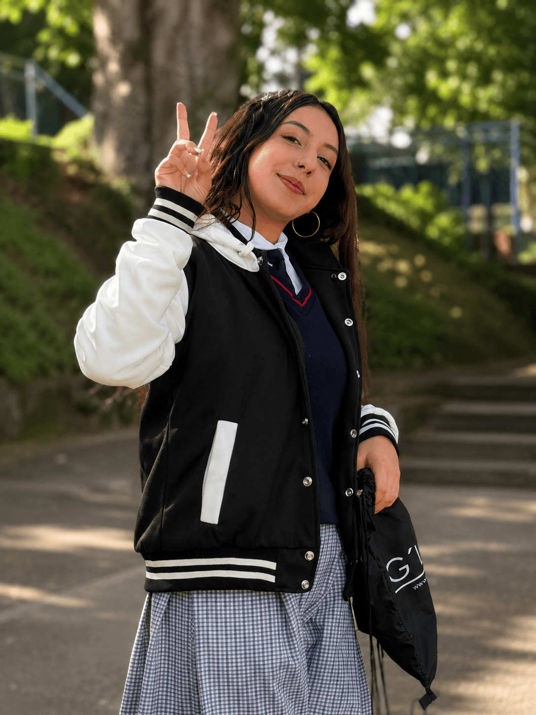 Chaquetas de prom Beisbolera Algodón Perchado · Glauren