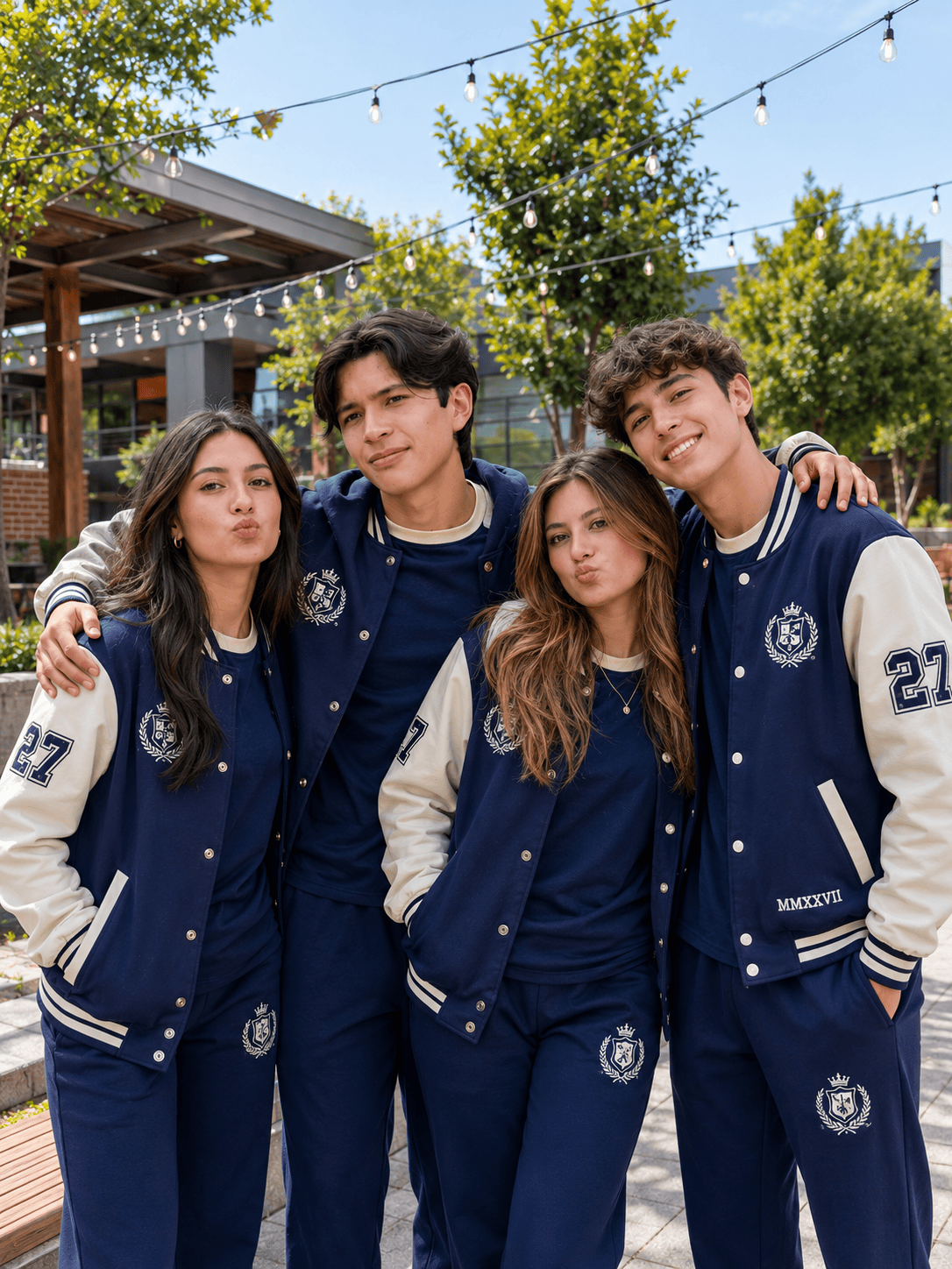 Chaqueta de prom Beisbolera Paño · Glauren