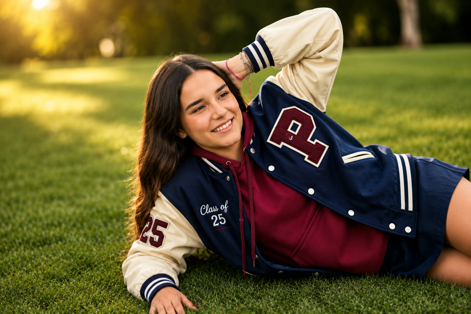 Chaqueta de prom Beisbolera Paño · Glauren