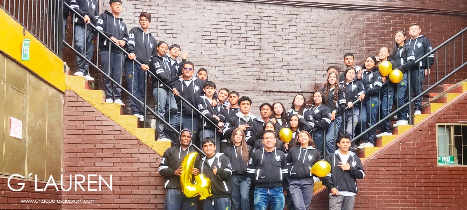 Chaquetas de prom Promoción negra · Glauren Colombia